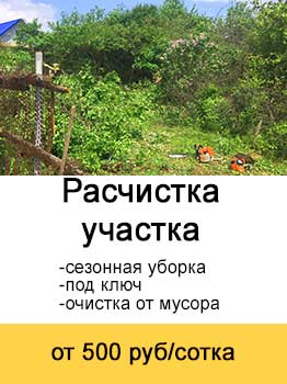 Расчистка участка